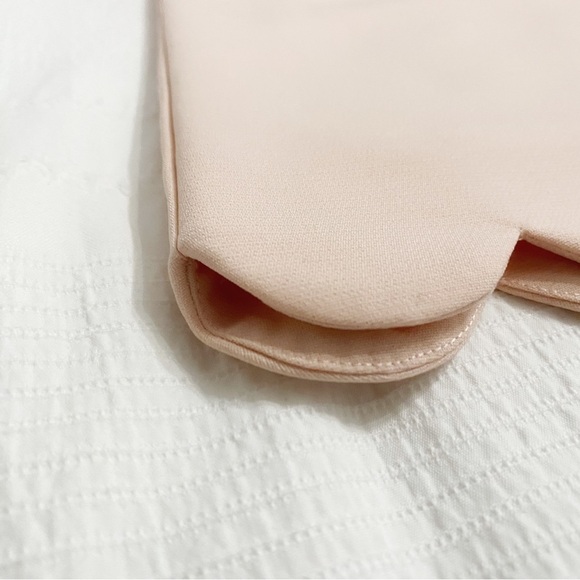 Tobi WONDER WHY BLUSH PINK SLEEVELESS SCALLOPED MINI SHIFT DRESS - S - Picture 11 of 11